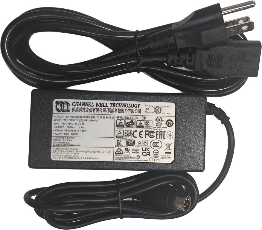 Adapter DVR 12V 5A หัว 4 พิน สำหรับเครื่องบันทึก