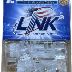 LINK US-1002A หัวแลน CAT6 RJ45 Modular Plug (แพ็ค 10)