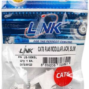 LINK US-1006SL CAT6 RJ45 Modular Jack Slim