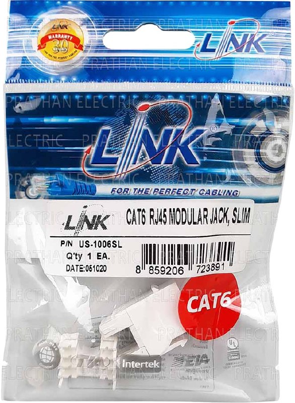 LINK US-1006SL CAT6 RJ45 Modular Jack Slim